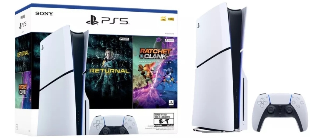 Vendo OUTLET PS5 SLIM(A DISCO)/ 2 MANDOS / 2 JUEGOS / CAJA NUEVA/ 850mil contado/(💳 NO)