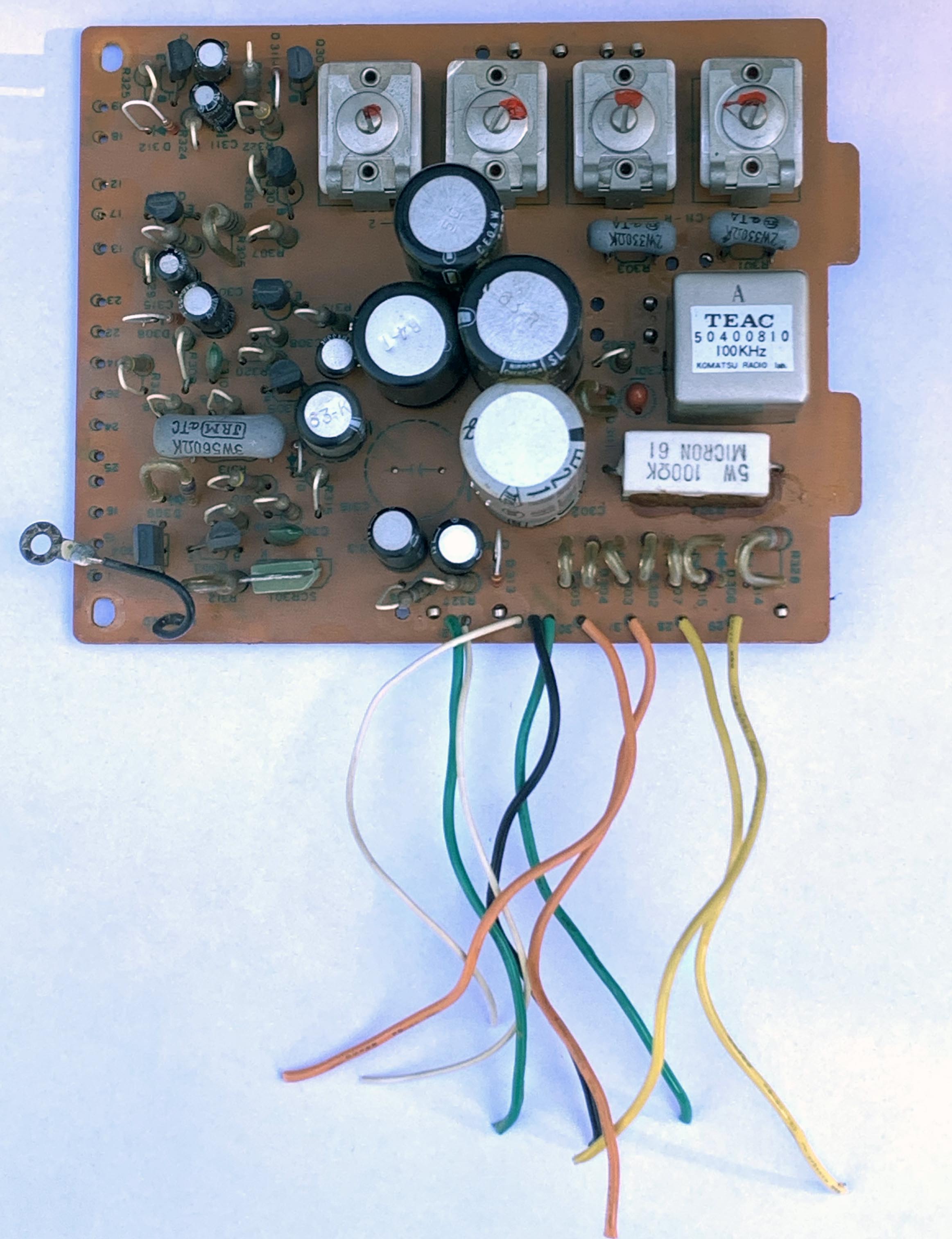 Vendo placas driver y  de potencia TEAC A-400